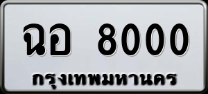 ทะเบียนรถ ฉอ 8000 ผลรวม 19
