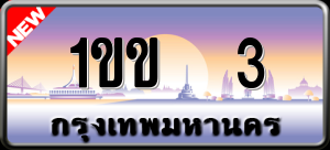ทะเบียนรถ 1ขข 3 ผลรวม 0